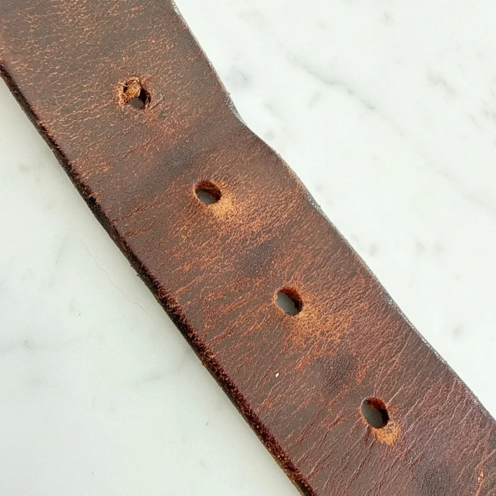 Old Navy Belt Brown Leather Belt Mens XL